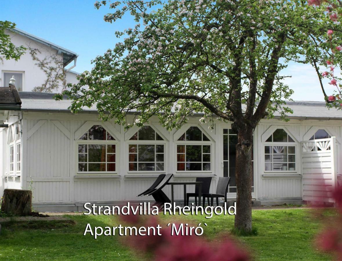 Strandvilla Rheingold - Ferienwohnung Miro Goehren  Ngoại thất bức ảnh